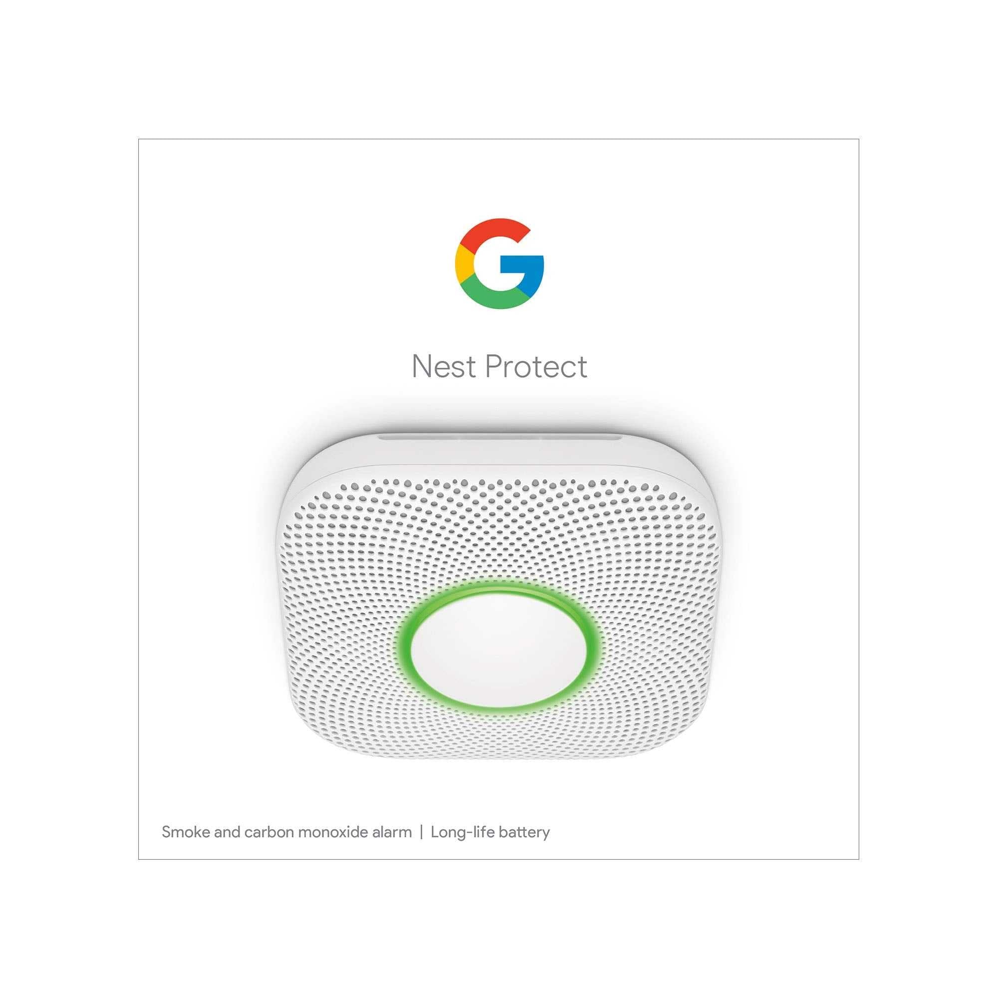 Google Nest Protect Rauch- und Kohlenmonoxidmelder, 2. Generation, 3er Set Mesch Shop Google Nest Protect Rauch- und Kohlenmonoxidmelder, 2. Generation, 3er Set Mesch Shop